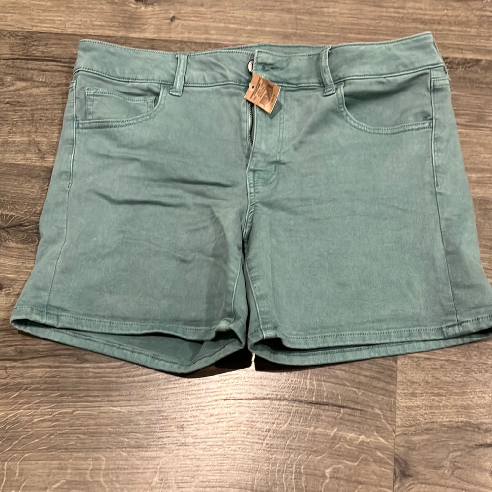 American eagle size 14 teal shorts